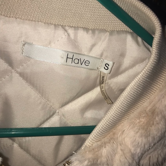 Faux Fur Cream Jacket - Picture 3 of 3